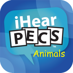 iHear PECS Animals app logo