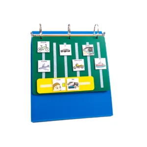 Transportation themed communication board.