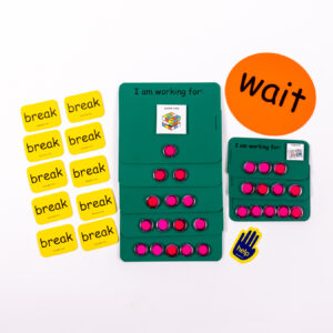 Phonics game, word: break.